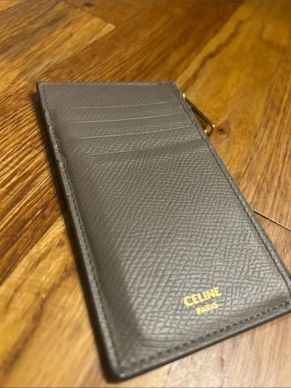 Celine Zipped Compact Card Holder